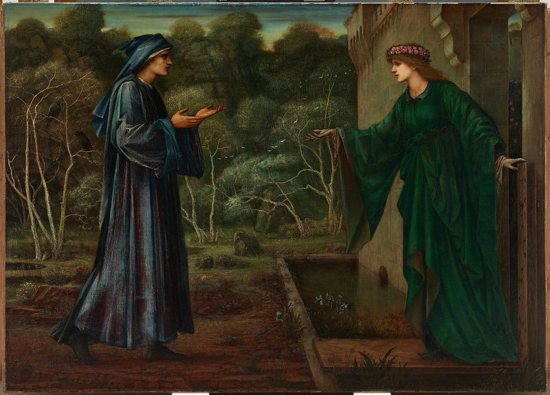 El peregrino en la puerta de la ociosidad - Edward Burne-Jones