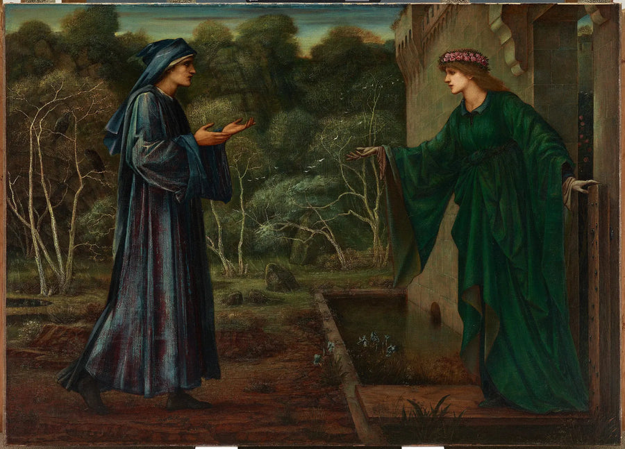 El peregrino en la puerta de la ociosidad - Edward Burne-Jones