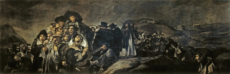 La Peregrinación al eremitorio de San Isidro - Francisco de Goya