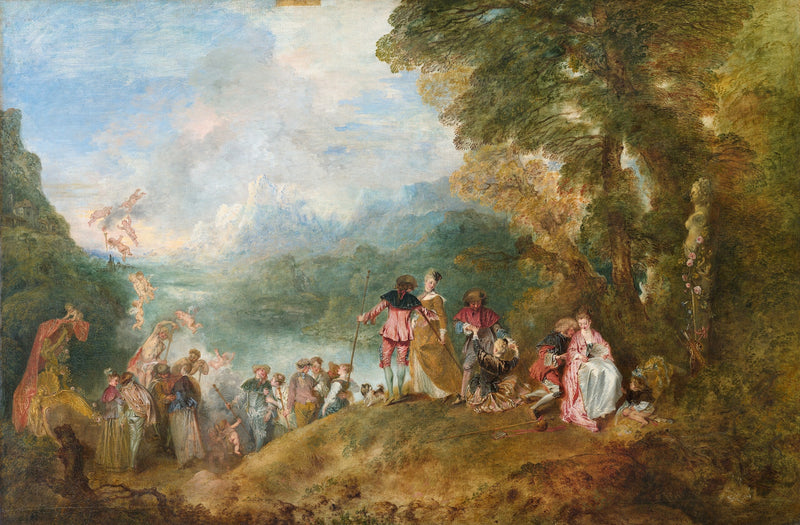 La Peregrinación a la isla de Cítere - Antoine Watteau