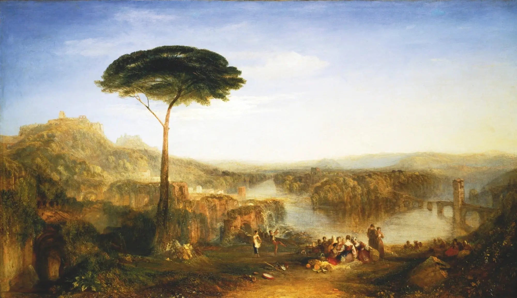 Le Pèlerinage de Childe Harold - Italie - J. M. W. Turner image 1 copie peinte à la main à l’huile