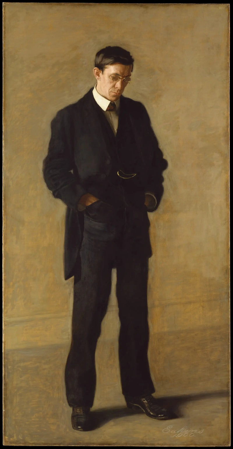 El pensador: retrato de Louis N. Kenton - Thomas Eakins