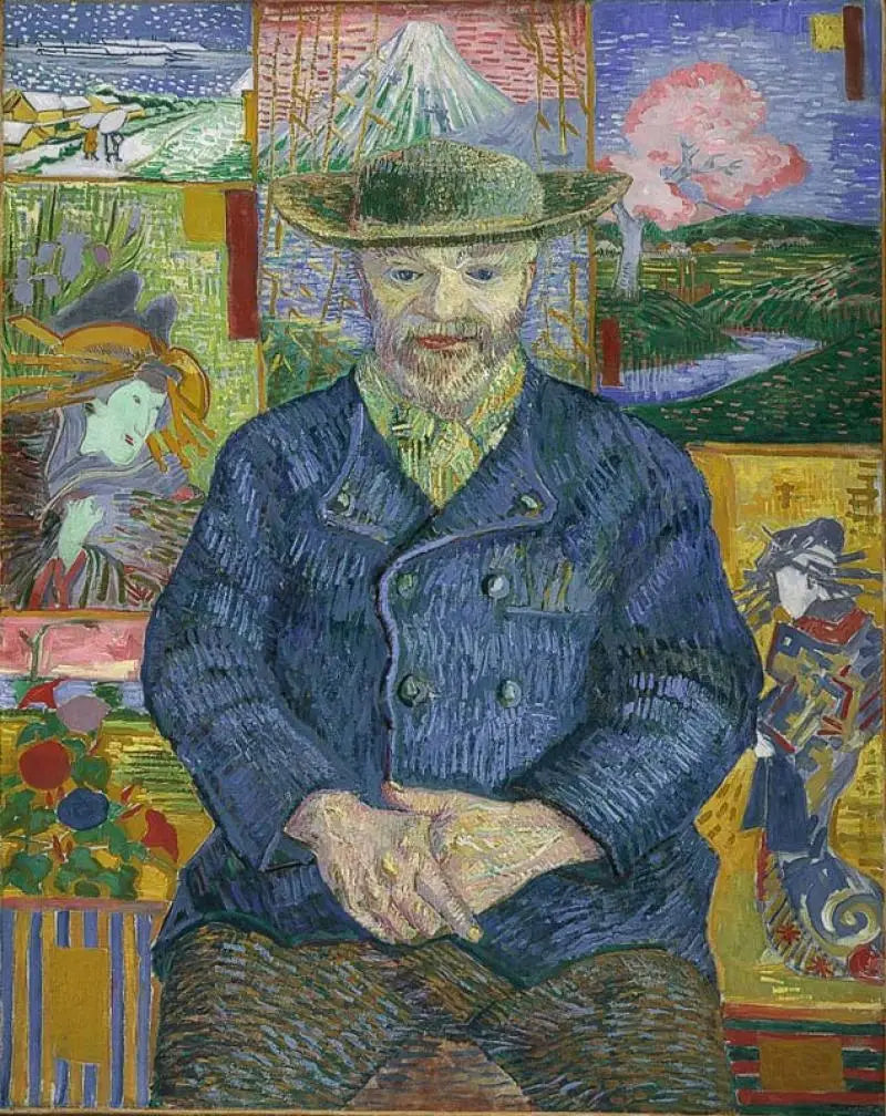 Le Père Tanguy - Vincent van Gogh image 1 copie peinte à la main à l’huile