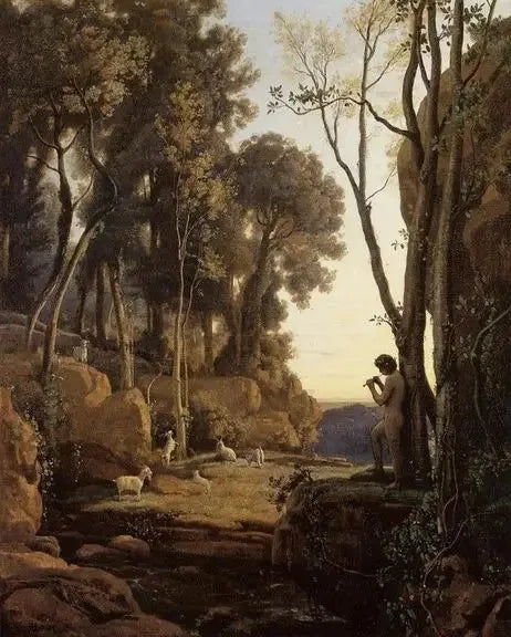 El pequeño pastor - Jean-Baptiste Camille Corot