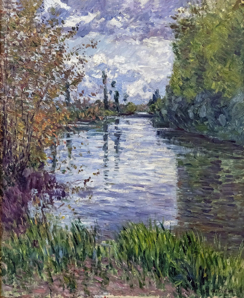 El pequeño brazo del Sena en otoño - Gustave Caillebotte