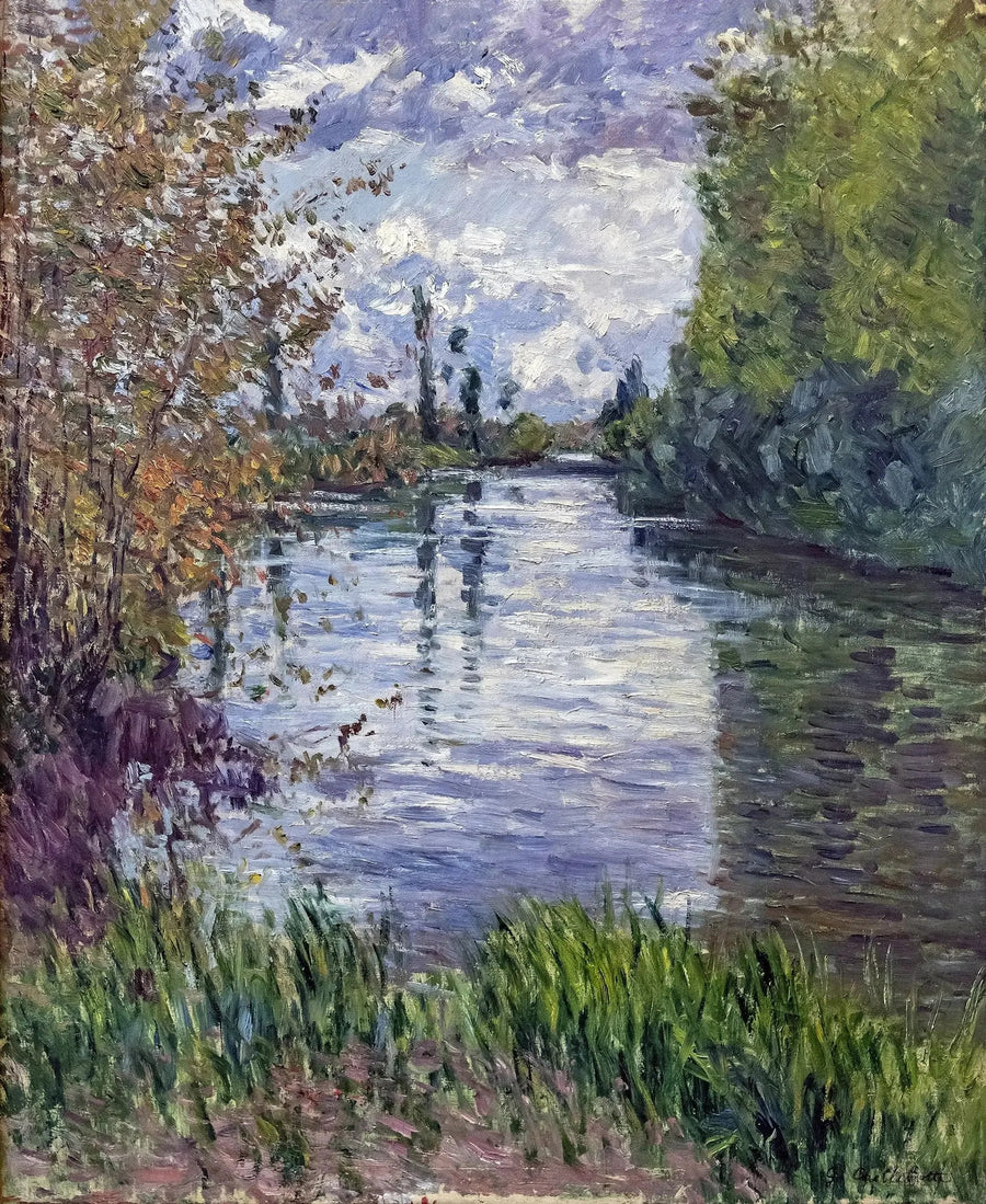El pequeño brazo del Sena en otoño - Gustave Caillebotte