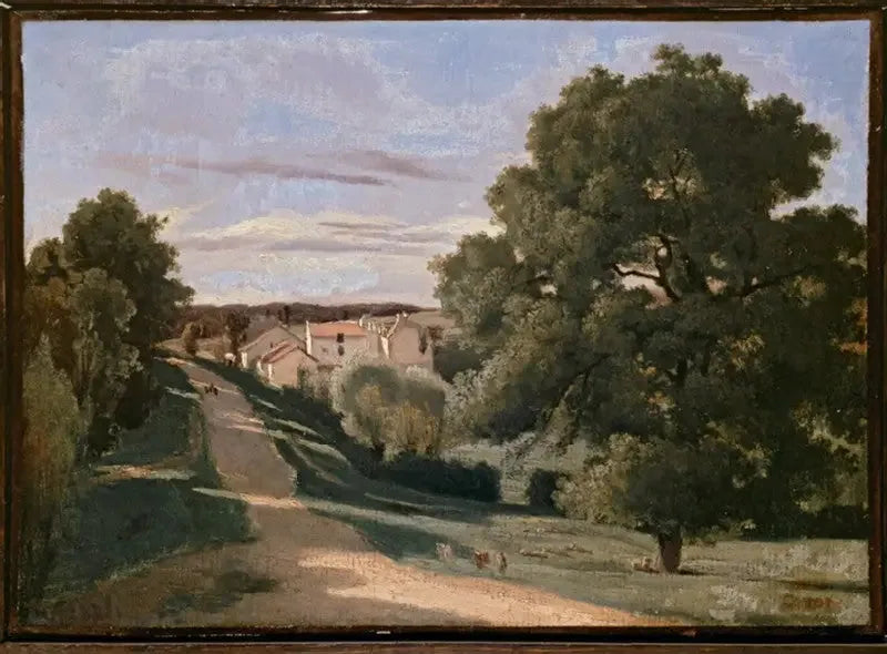 El pequeño Chaville - Jean-Baptiste Camille Corot
