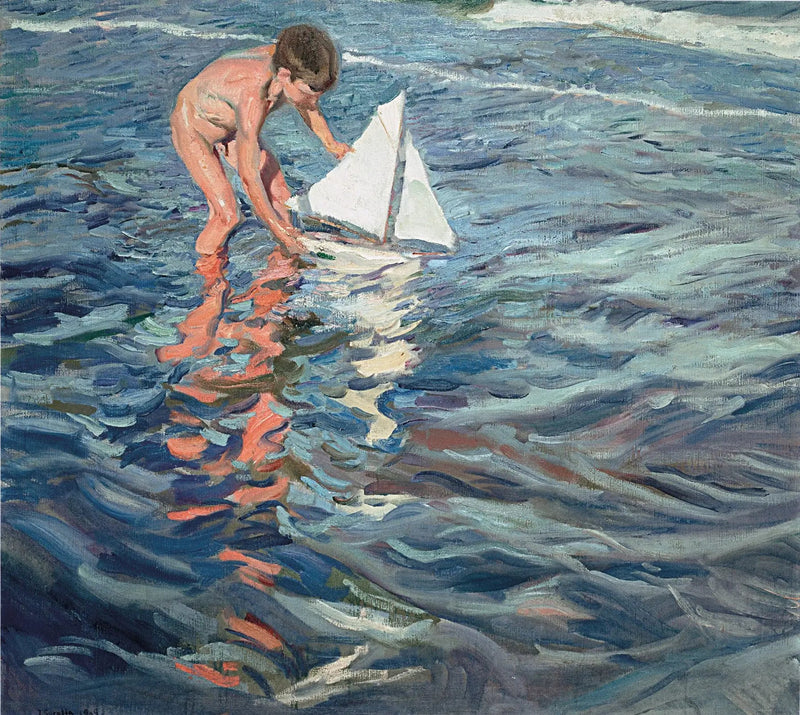 El Pequeno Cotre - Joaquín Sorolla