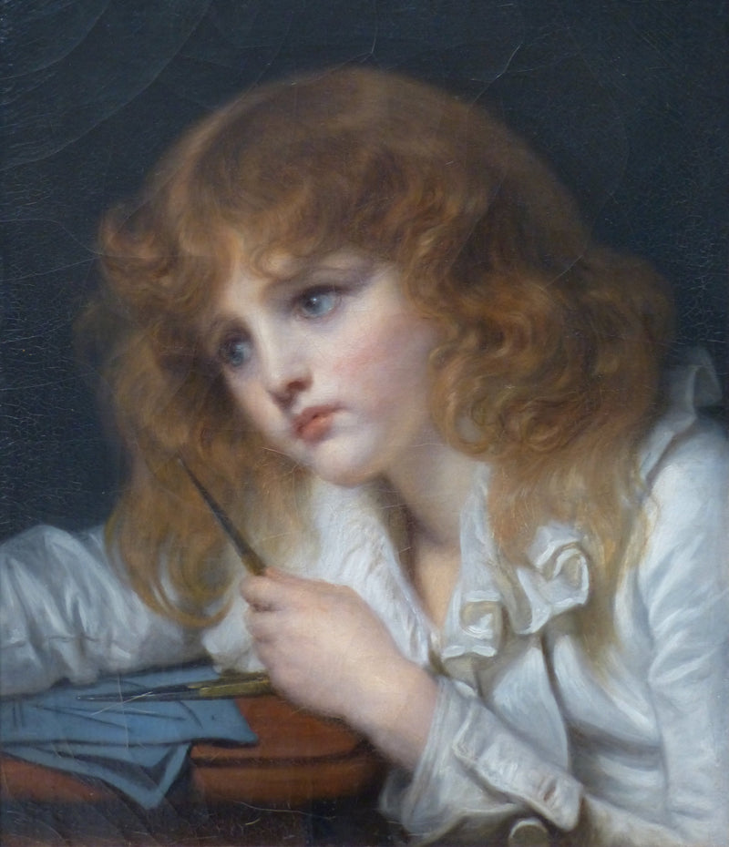 El pequeño matemático - Jean-Baptiste Greuze