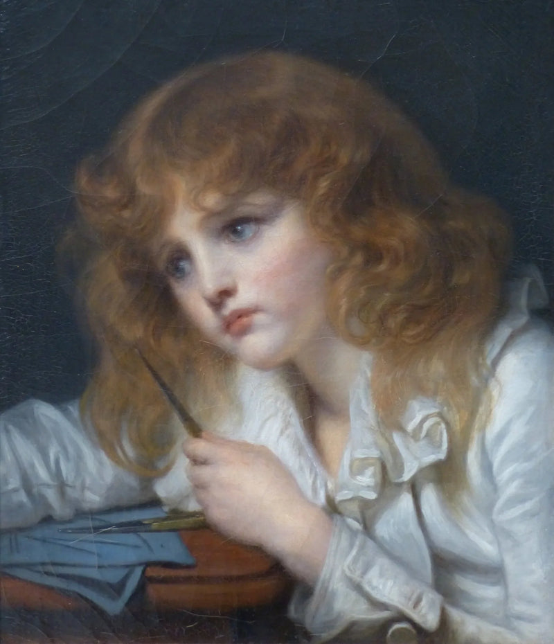 El pequeño matemático - Jean-Baptiste Greuze