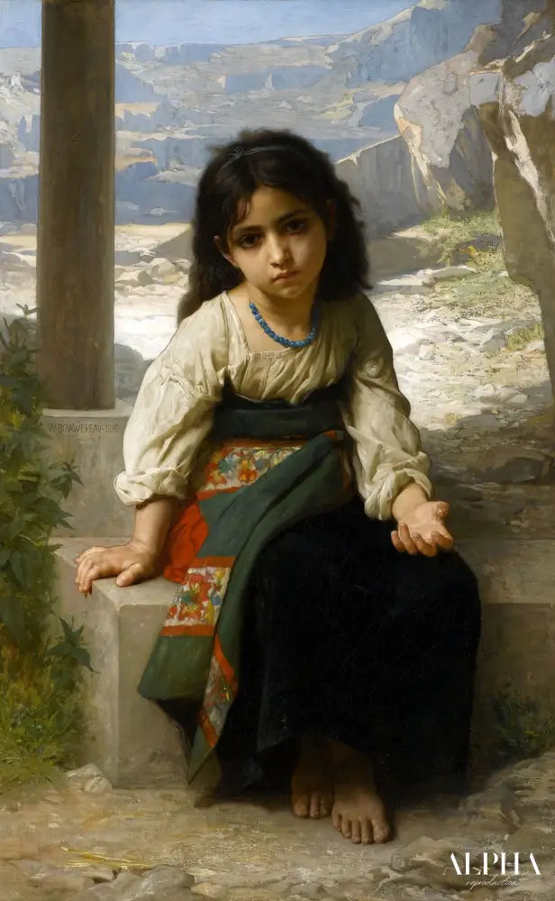 Le petit mendiant - William Bouguereau Reproductions de tableaux à la peinture à l’huile