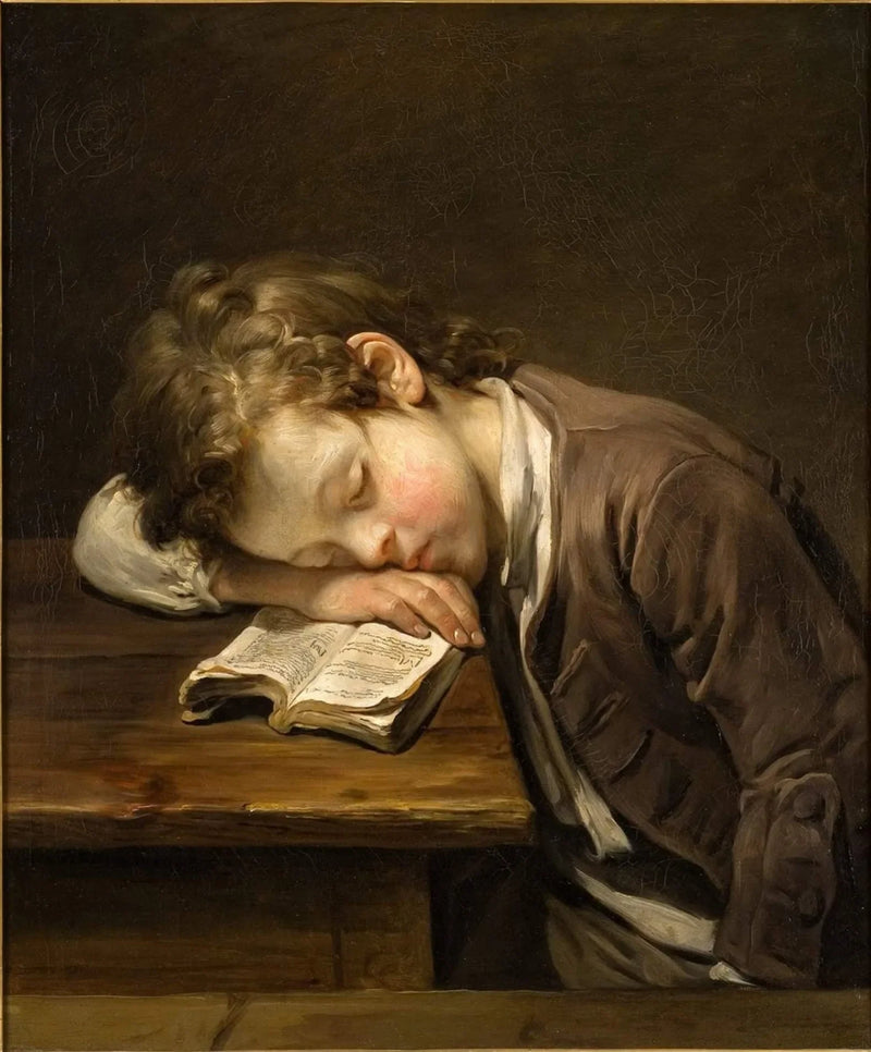 El pequeño perezoso - Jean-Baptiste Greuze
