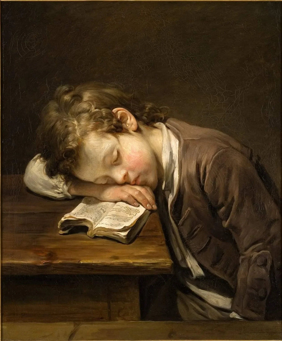 El pequeño perezoso - Jean-Baptiste Greuze