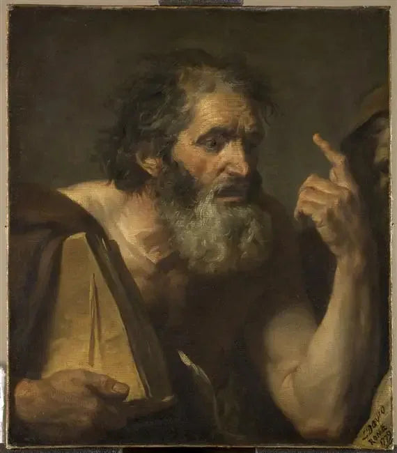 El Filósofo - Jacques-Louis David