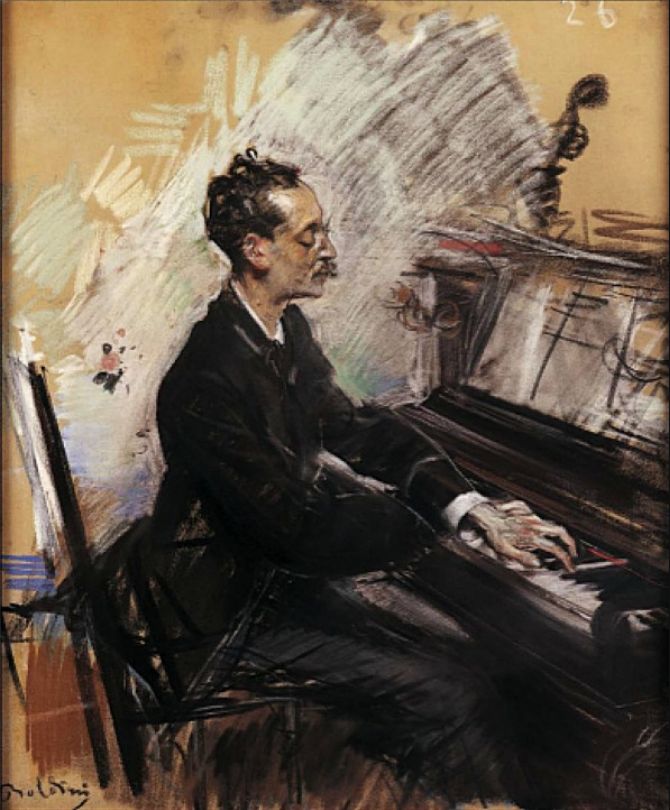 El pianista A. Rey Colaço - Giovanni Boldini