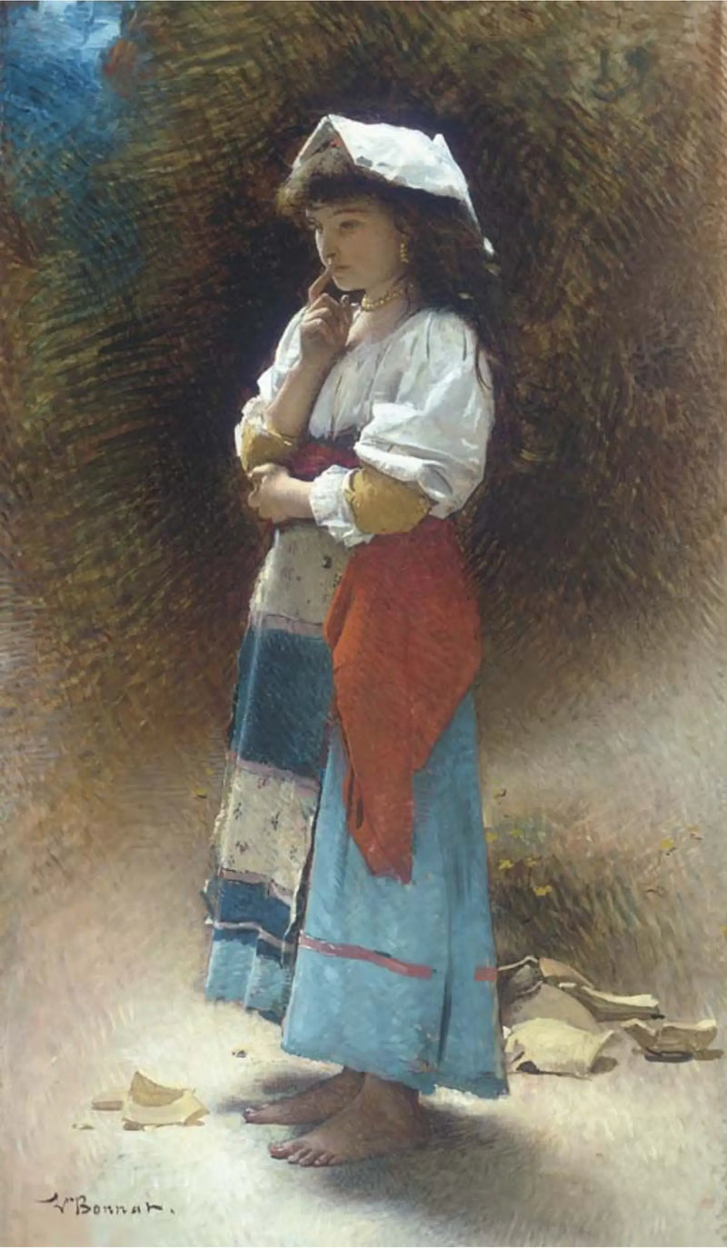 La jarra rota (versión descalza) - León Bonnat