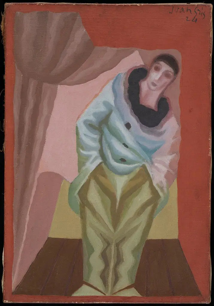 El Pierrot con Telón - Juan Gris