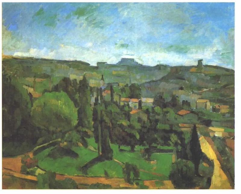 El Pilón del Rey, vista de Bellevue - Paul Cézanne