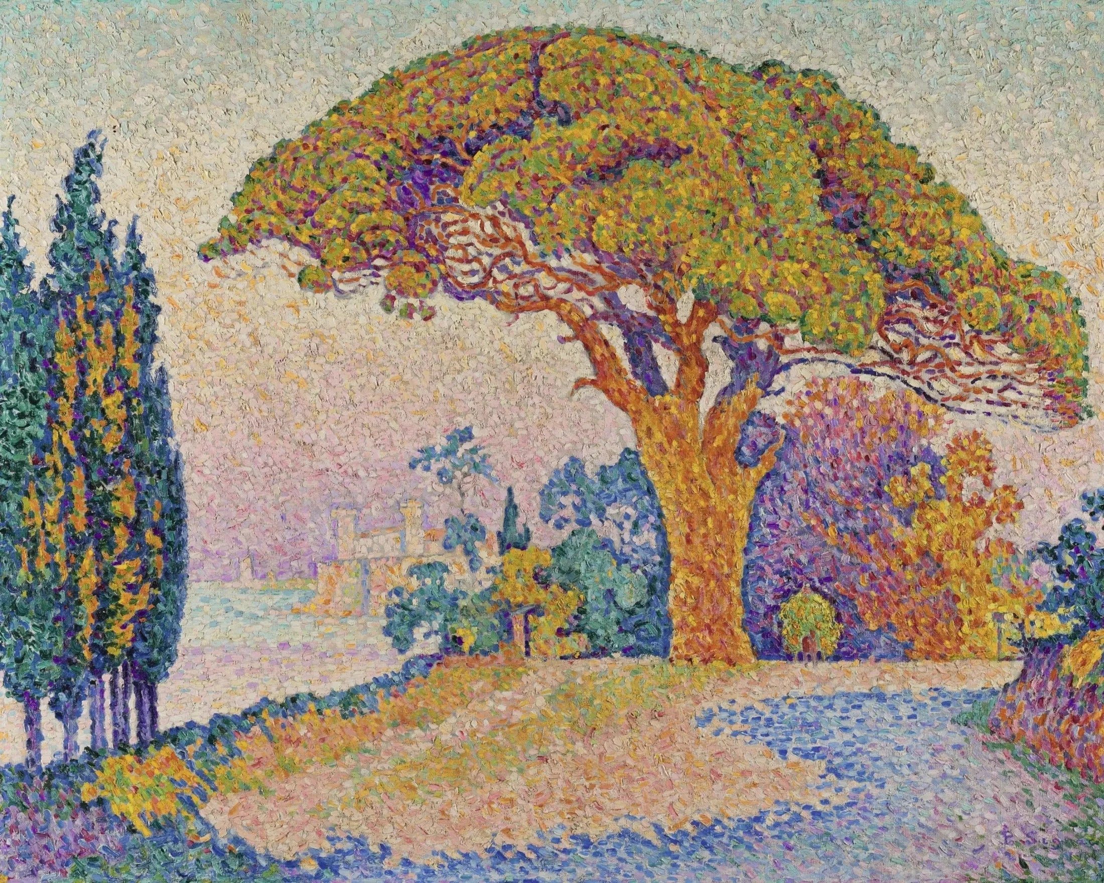 Le Pin de Bertaud - Paul Signac image 1 reproduction artisanale de tableau
