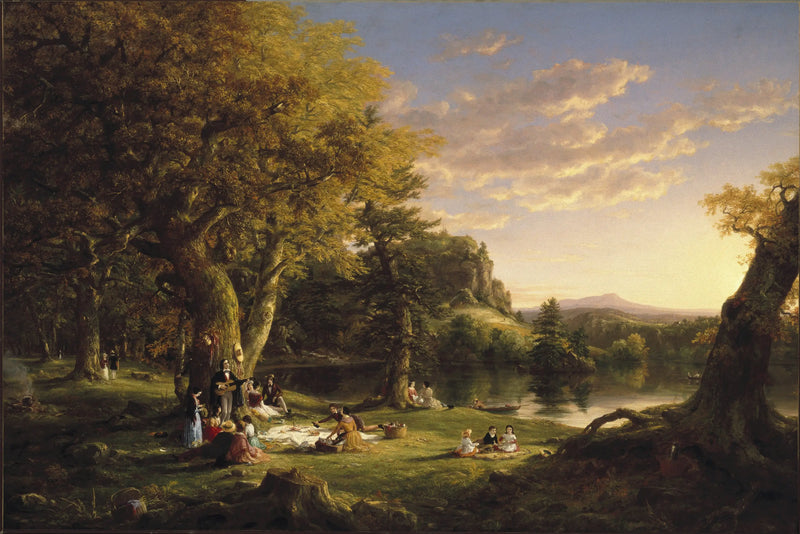 El Picnic - Thomas Cole