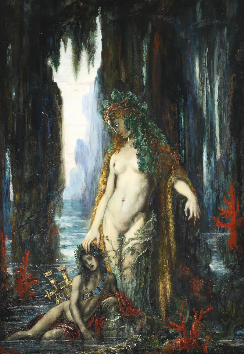 El poeta y la sirena - Gustave Moreau