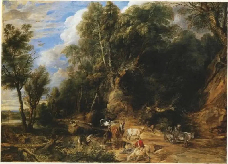 El punto de agua - Peter Paul Rubens