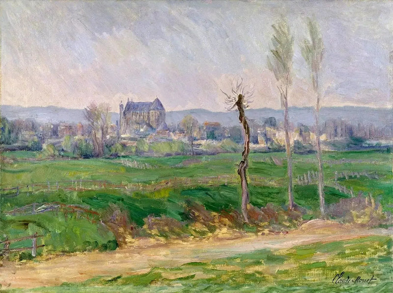 El punto de vista de Vernon - Claude Monet