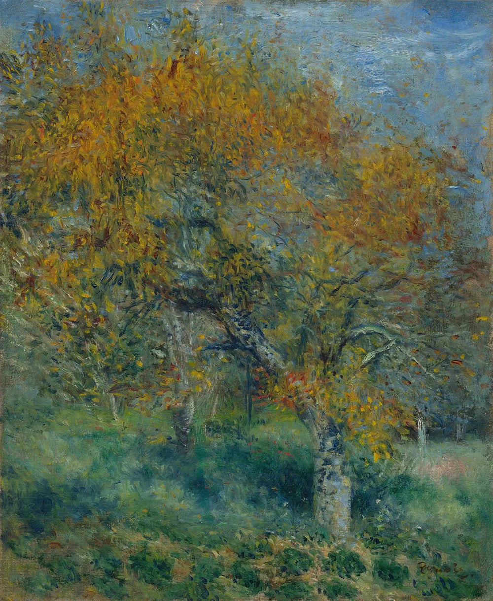Le Poirier - Pierre-Auguste Renoir image 1 reproduction de peinture à l’huile