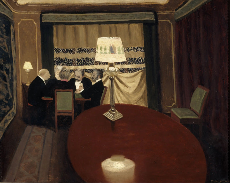 El póker - Félix Vallotton