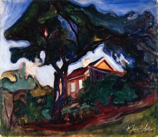 Le pommier - Edvard Munch - Reproductions de tableaux et peintures haut de gamme