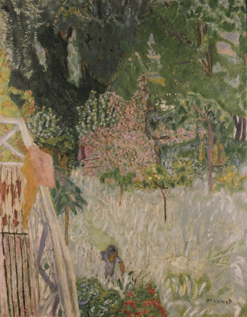 El manzano en flor - Pierre Bonnard