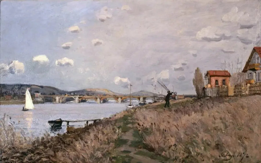 El puente de Argenteuil - Alfred Sisley