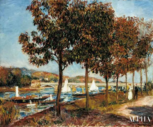 Le pont d'Argenteuil - Pierre-Auguste Renoir - Reproductions de tableaux et peintures haut de gamme