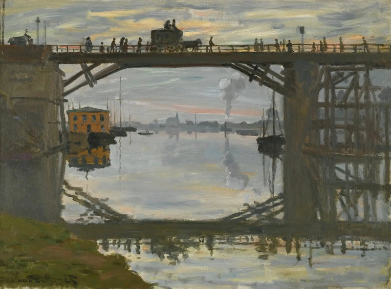 El Puente de Madera - Claude Monet