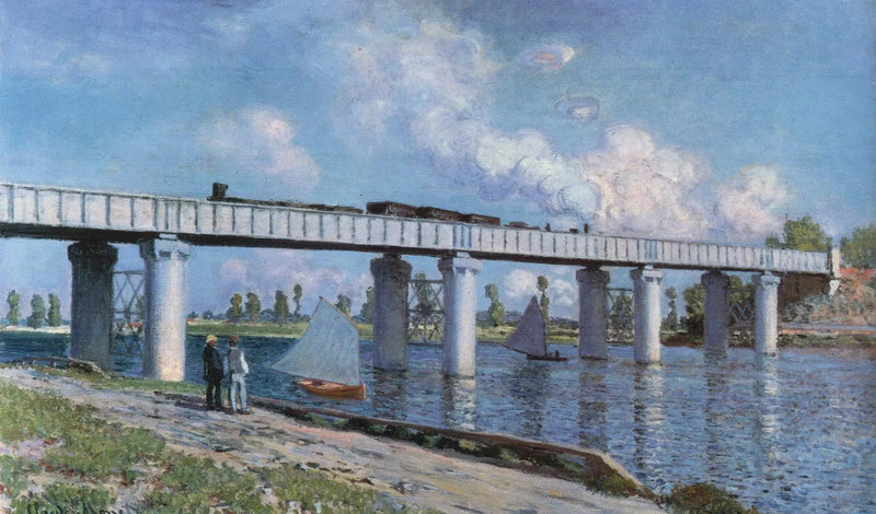 El puente del ferrocarril en Argenteuil - Claude Monet