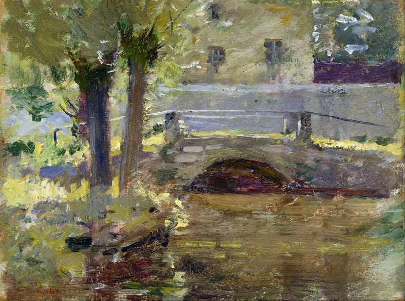 El puente de Giverny - Theodore Robinson