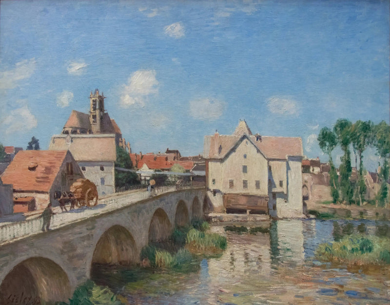 El Puente de Moret - Alfred Sisley