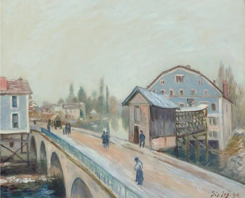 El puente de Moret - Alfred Sisley