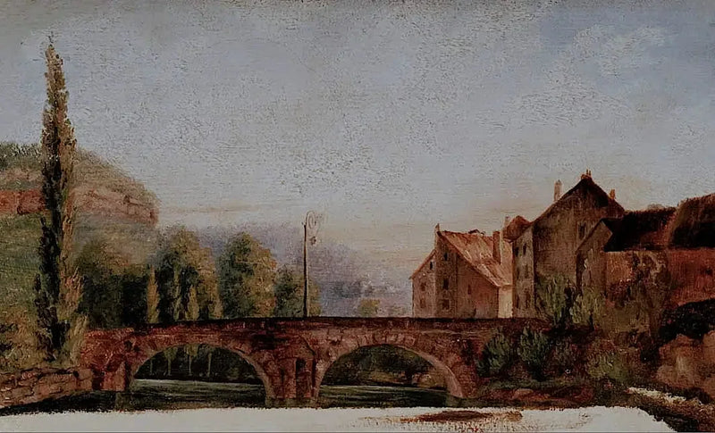 El puente de Nahin - Gustave Courbet