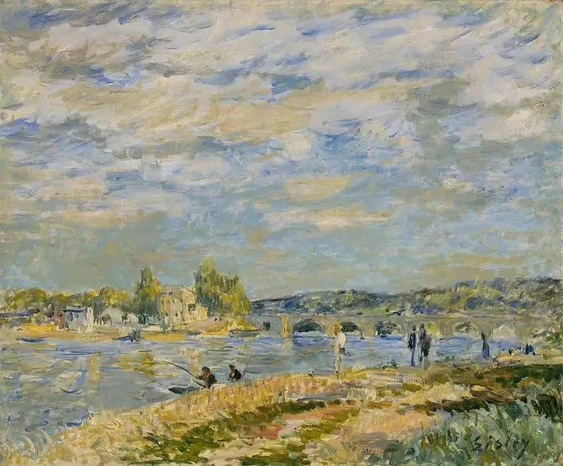 El Puente de Sèvres - Alfred Sisley