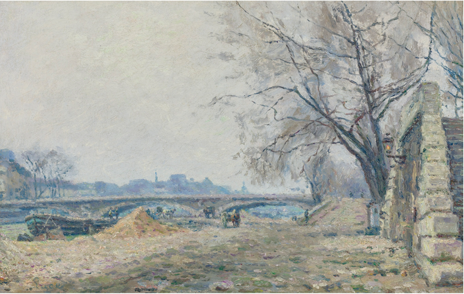 El puente de Solférino - Maximilien Luce