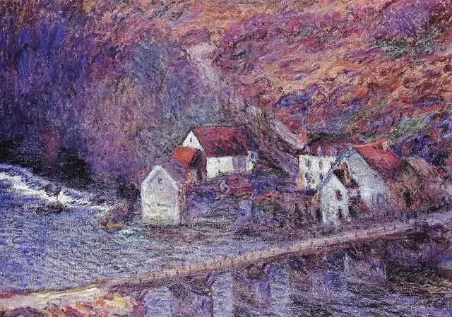 El puente de Vervy - Claude Monet