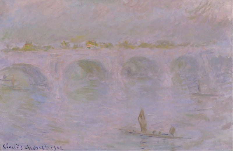 El puente de Waterloo en Londres - Claude Monet