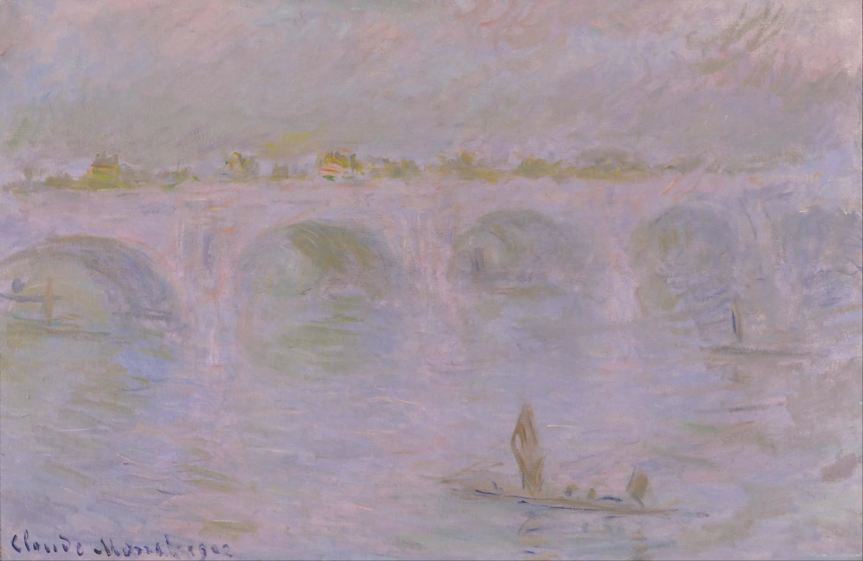 Reproduction du tableau « Le pont de Waterloo à Londres - Claude Monet » par Alpha Reproduction en peinture à l’huile