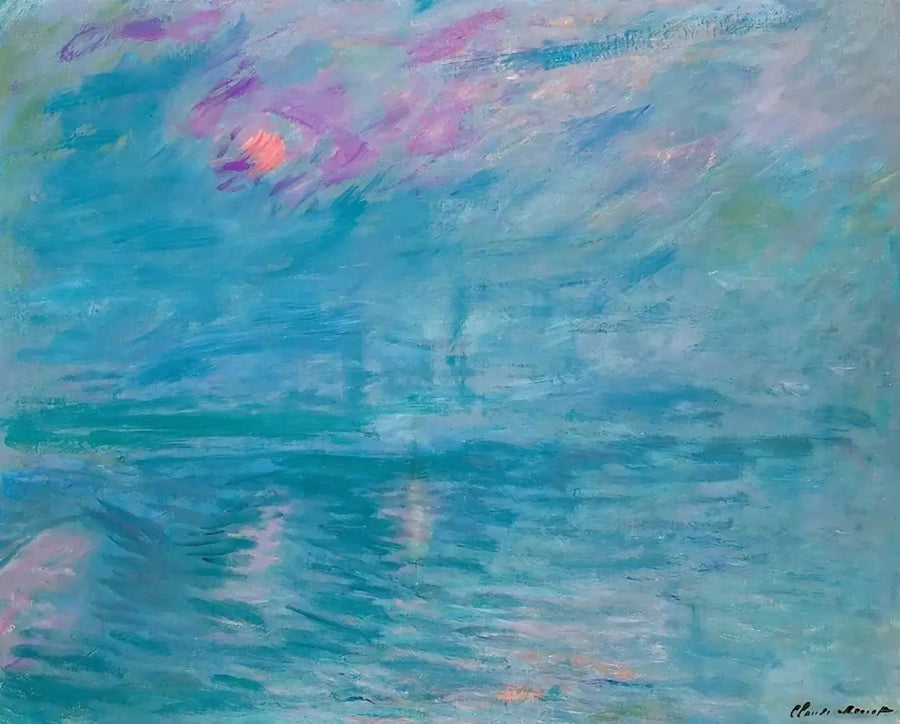 El Puente de Waterloo - Claude Monet
