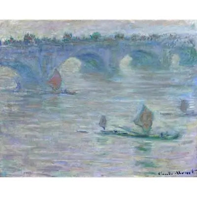 El puente de Waterloo - Claude Monet