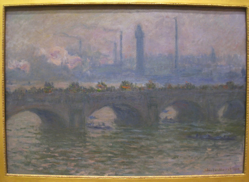 El puente de Waterloo - Claude Monet