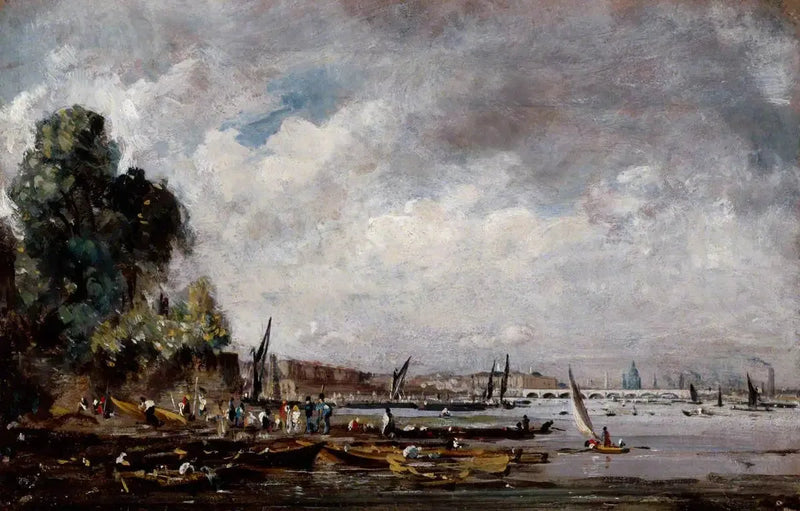 El puente de Waterloo desde la orilla izquierda del Támesis - John Constable