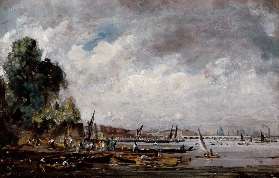 El puente de Waterloo desde la orilla izquierda del Támesis - John Constable