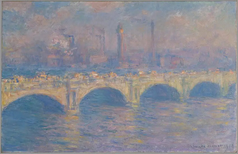 El puente de Waterloo, Londres - Claude Monet
